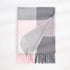 Plaid shawl elegant socialite style